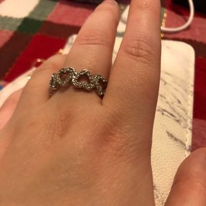 Rhinestone ring set